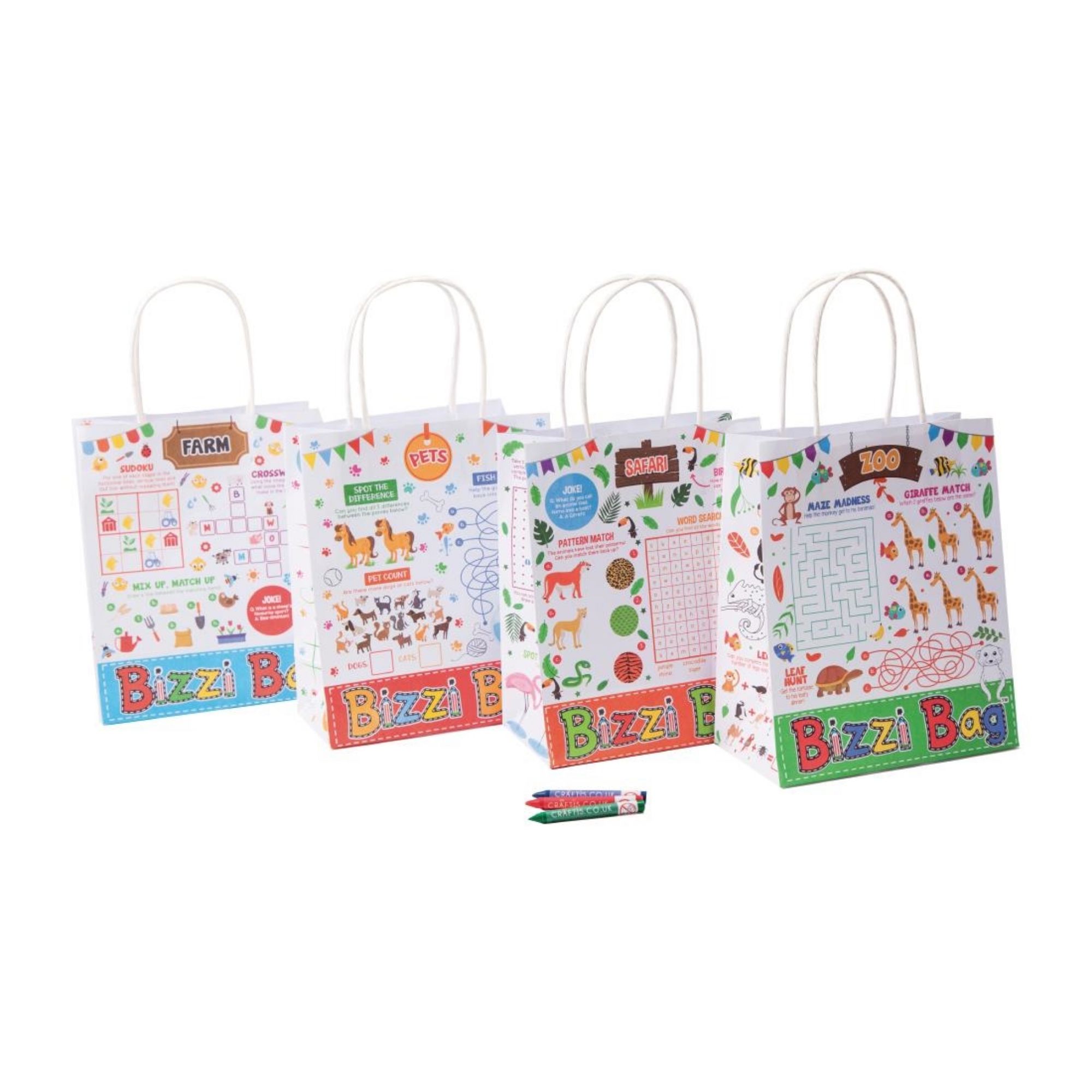 Picture of Bizzi Assorted Kids Meal Bags (200 Pack) - GH046