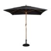 Picture of Bolero Square Double Pulley Parasol 2.5m Diameter Black - GH990