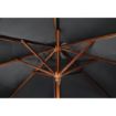 Picture of Bolero Square Double Pulley Parasol 2.5m Diameter Black - GH990