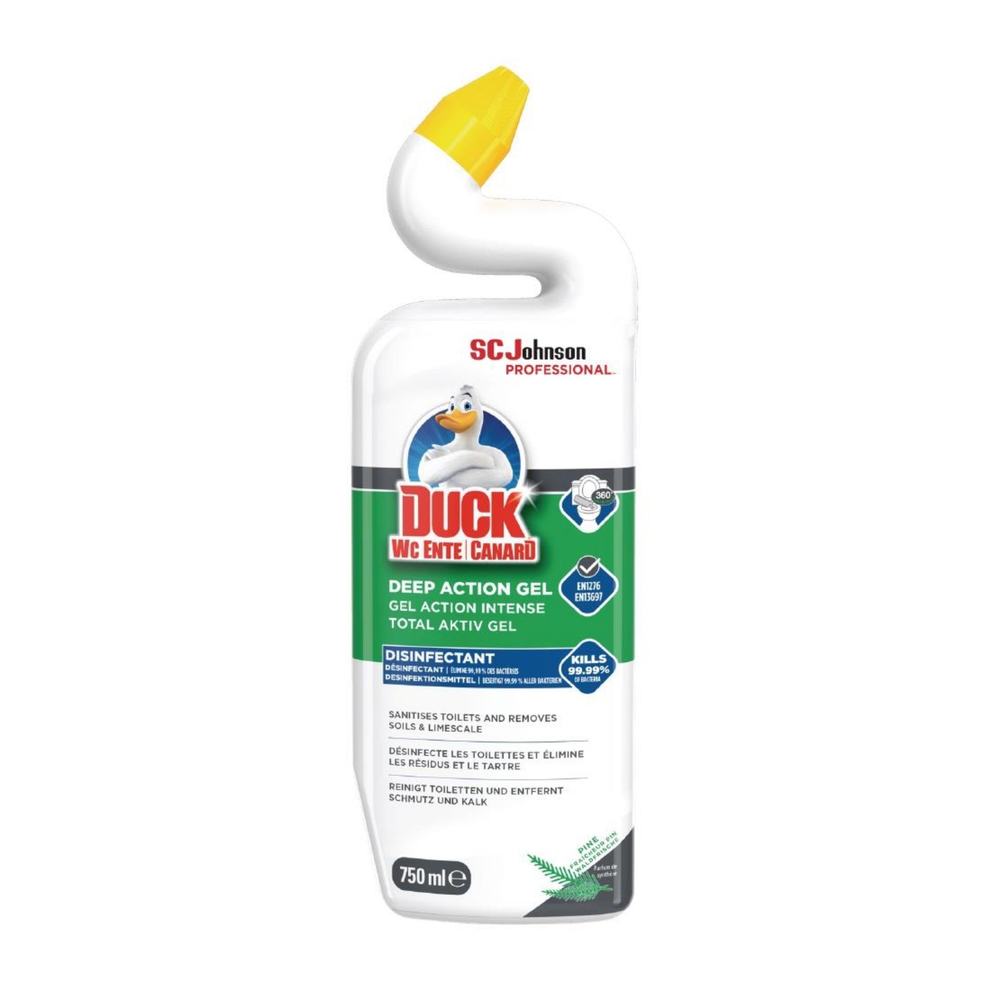 Picture of Duck Deep Action Gel Pine Toilet Cleaner Ready To Use 750ml - GH496