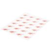 Picture of Burger Wrapping Paper Sheets Red 245 x 300mm (1000 pack) - GH036