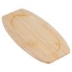 Picture of Olympia Hevea Board for Cast Iron Sizzle Platter 315x170mm for GG133 - GG135