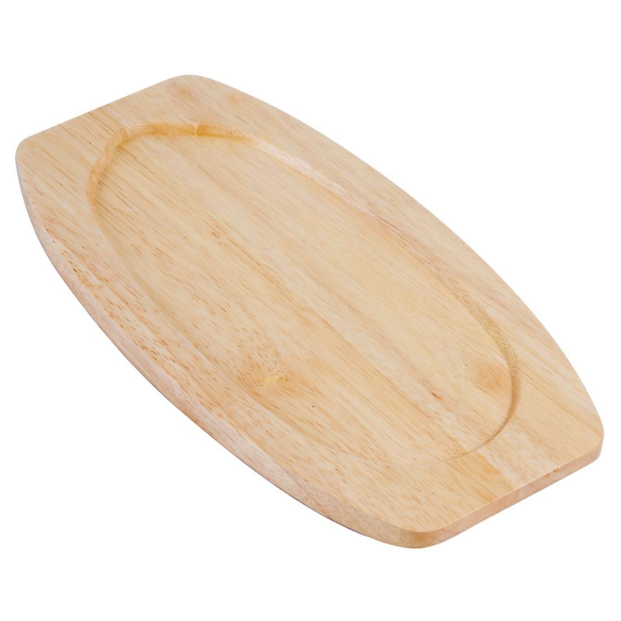 Picture of Olympia Hevea Board for Cast Iron Sizzle Platter 315x170mm for GG133 - GG135