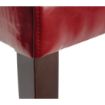 Picture of Bolero Faux Leather Dining Chairs Red (Pack of 2) - GH443