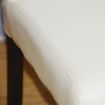 Picture of Bolero Faux Leather Dining Chairs Cream (Pack of 2) - GH444