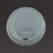 Picture of Vegware Compostable Lids for 340ml & 455ml Coffee Cups (1000 pack) - GH023