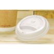 Picture of Vegware Compostable Lids for 340ml & 455ml Coffee Cups (1000 pack) - GH023