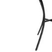 Picture of Bolero Black Steel Patterned Square Bistro Table 700mm - GG706
