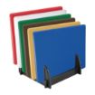 Picture of Hygiplas Black Plastic Chopping Board Rack Small 6 Slots - GG698