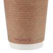 Picture of Vegware Compostable Coffee Cups Double Wall 340ml / 12oz (Pack of 500) - GH021