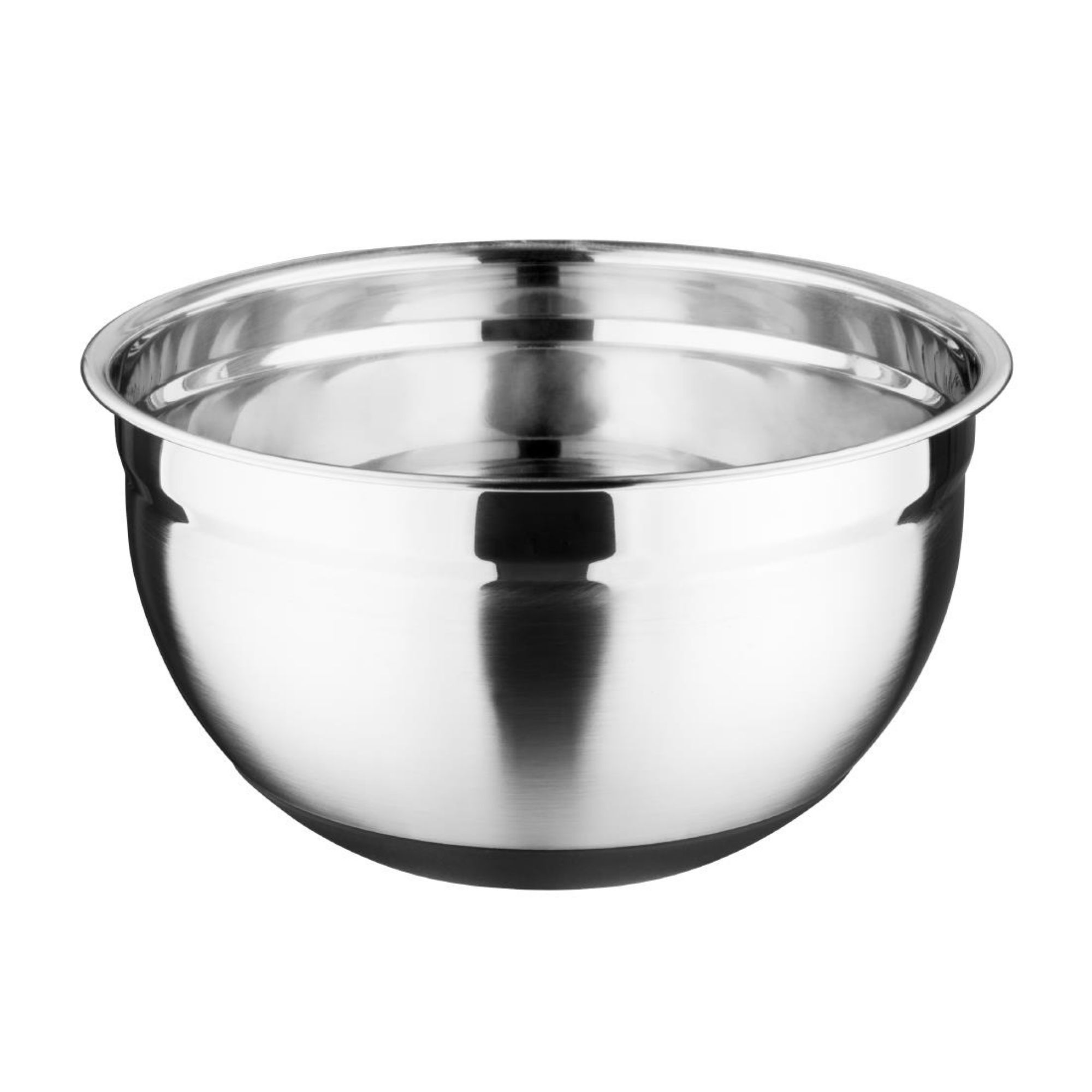 Picture of Vogue Stainless Steel Mixing Bowl with Silicone Base 5Ltr - GG022