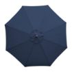 Picture of Bolero Round Parasol 3m Diameter Navy Blue - GG497