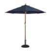 Picture of Bolero Round Parasol 2.5m Diameter Navy Blue - GG496