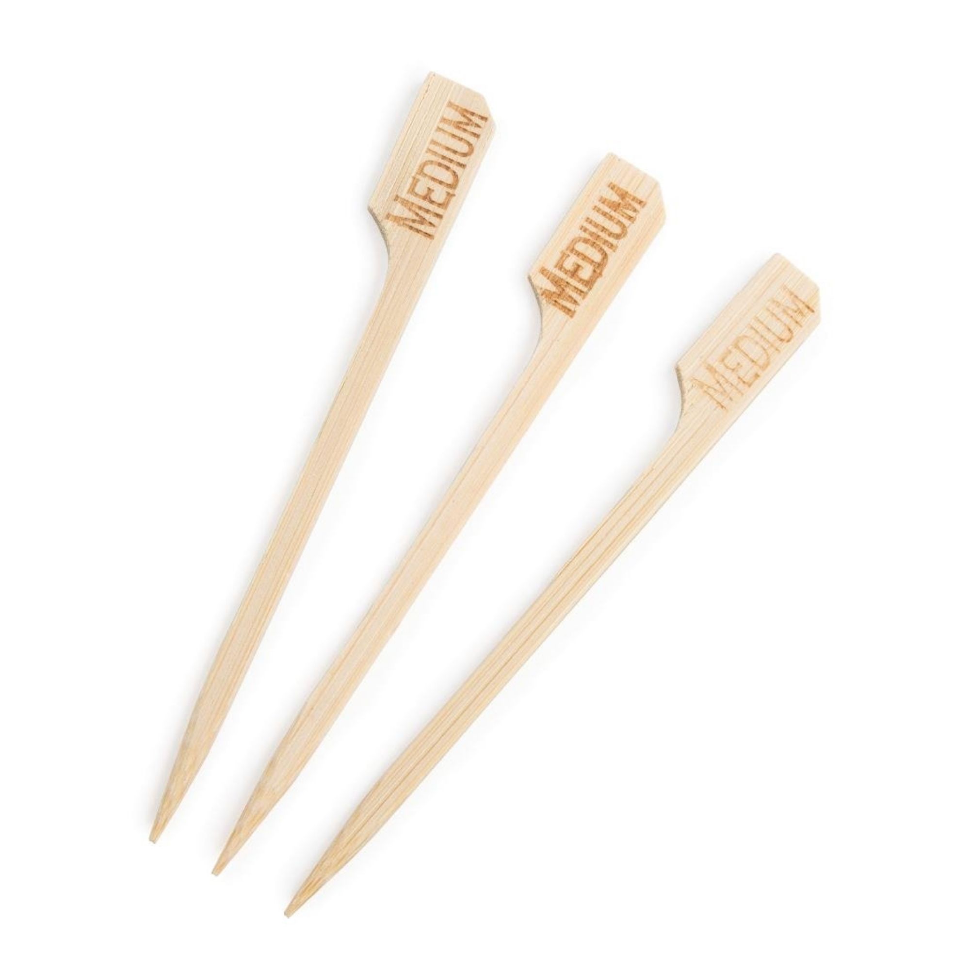Picture of Biodegradable Bamboo Steak Markers Medium (100 Pack) - GE897