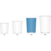 Picture of Fiesta Recyclable Coffee Cups Single Wall Black 340ml / 12oz (Pack of 50) - GF043