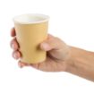Picture of Fiesta Recyclable Coffee Cups Single Wall Kraft 225ml / 8oz (Pack of 50) - GF031