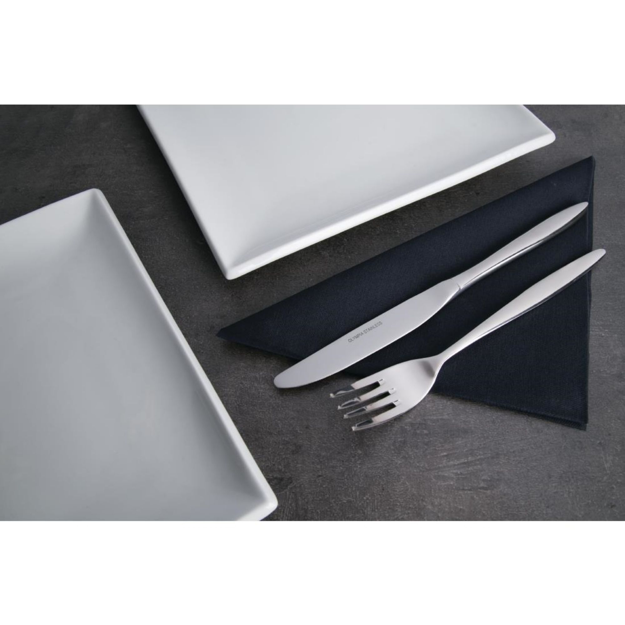 Picture of Olympia Saphir Dessert Fork (Pack of 12) - GC638
