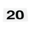 Picture of Olympia Plastic Table Numbers Inserts 1-25 - GC086