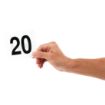 Picture of Olympia Plastic Table Numbers Inserts 1-25 - GC086