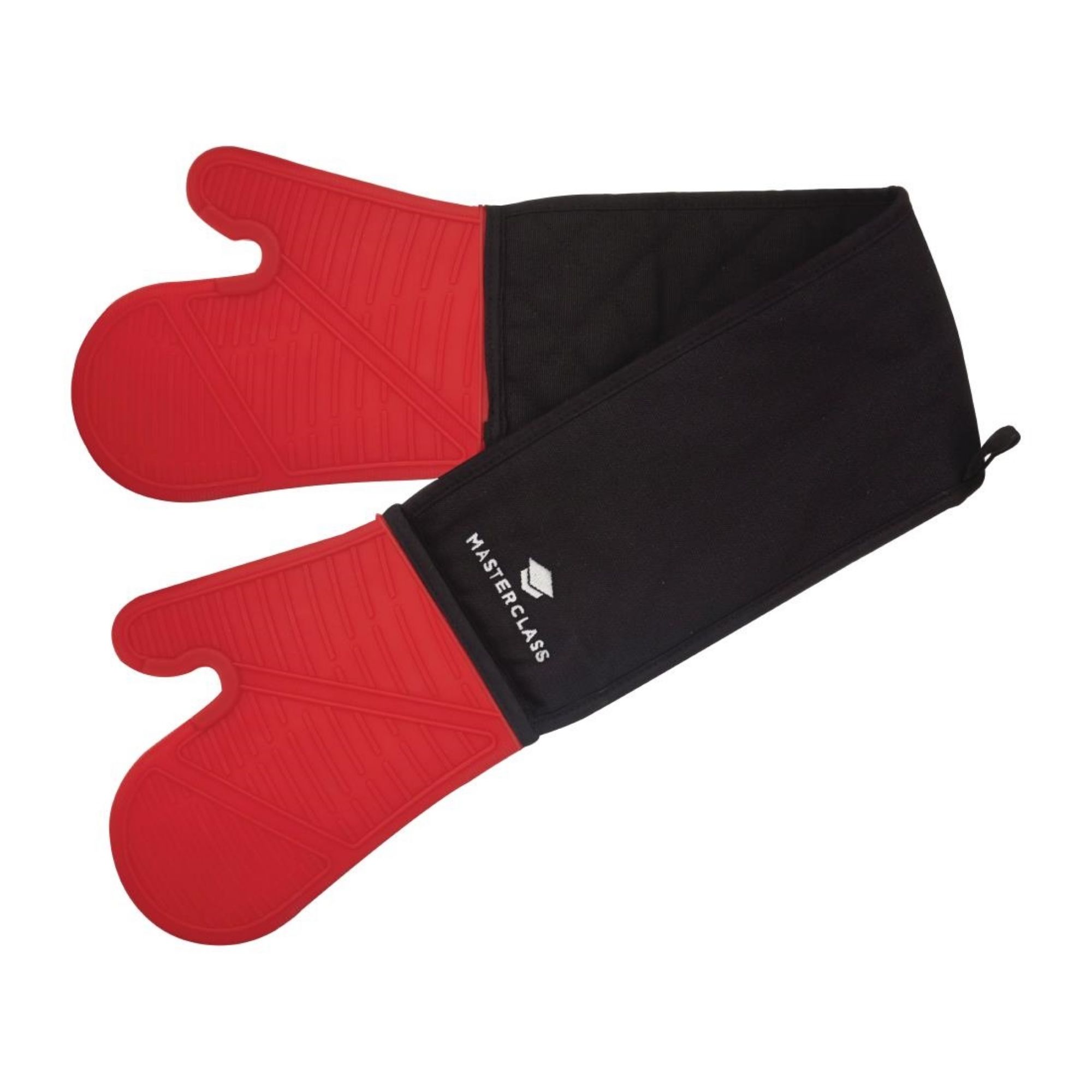 Picture of MasterClass Seamless Silicone Double Oven Glove Red - FW884