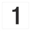 Picture of Olympia Plastic Table Number Inserts 1-50 - GB629