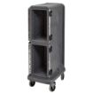 Picture of Cambro Ultra Pro Cart Tall Two Door Hot and Cold Food Cart Charcoal Grey - FU693
