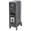 Picture of Cambro Ultra Pro Cart Tall Two Door Hot and Cold Food Cart Charcoal Grey - FU693
