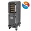Picture of Cambro Ultra Pro Cart Tall Two Door Hot and Cold Food Cart Charcoal Grey - FU693