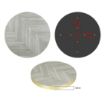 Picture of Bolero Pre-Drilled Round Table Top Chevron Design 600mm - FU511