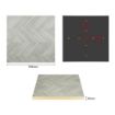 Picture of Bolero Pre-Drilled Table Top Chevron Design 700mm - FU512