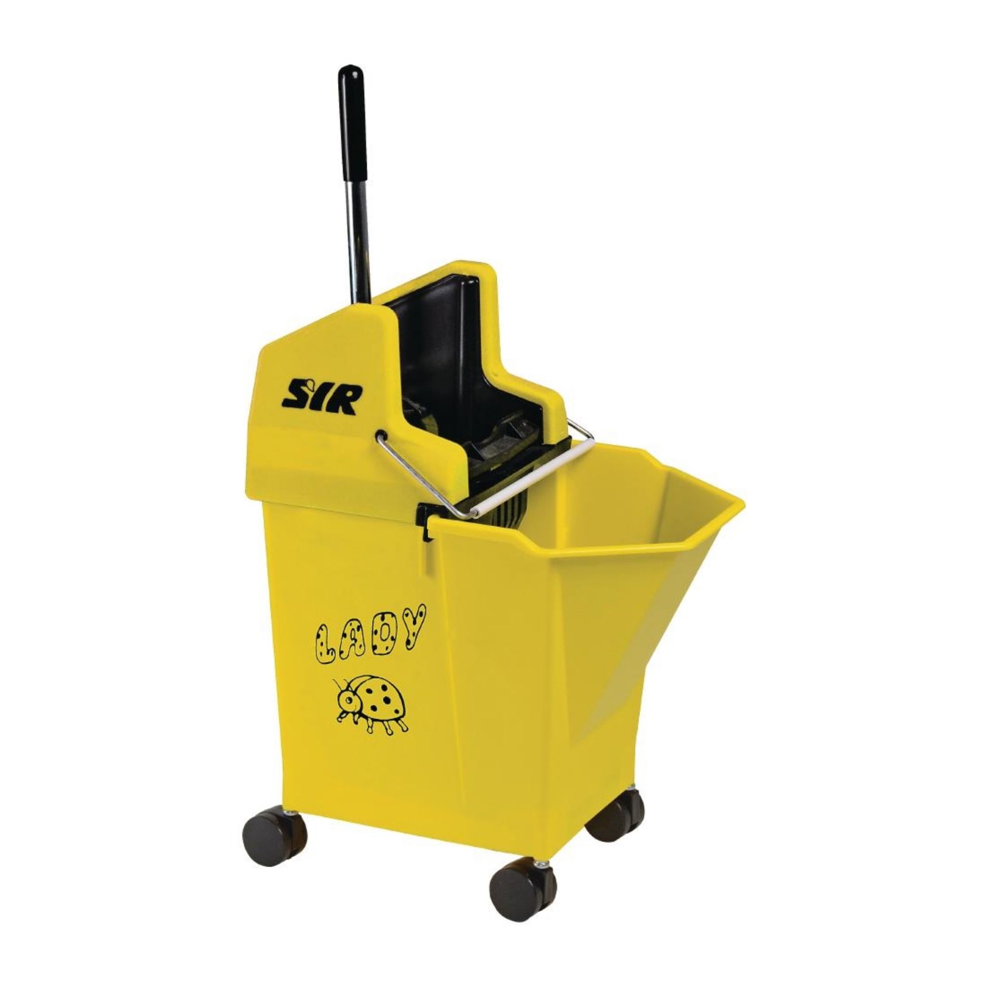 Picture of SYR NU Lady 2 Combine System Mop Bucket and Wringer 9Ltr Yellow - FT334
