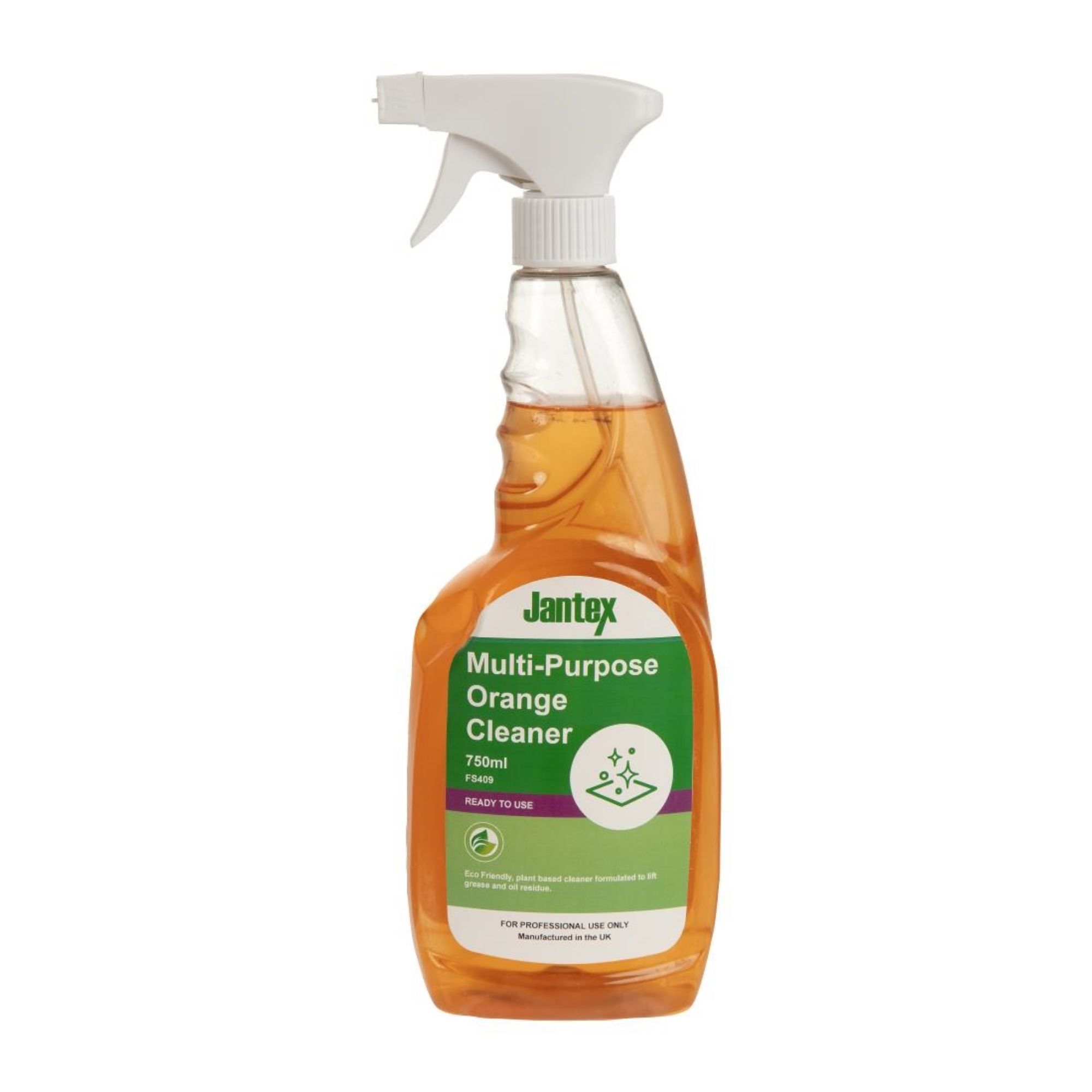 Picture of Jantex Green Orange Multipurpose Cleaner Ready To Use 750ml - FS409