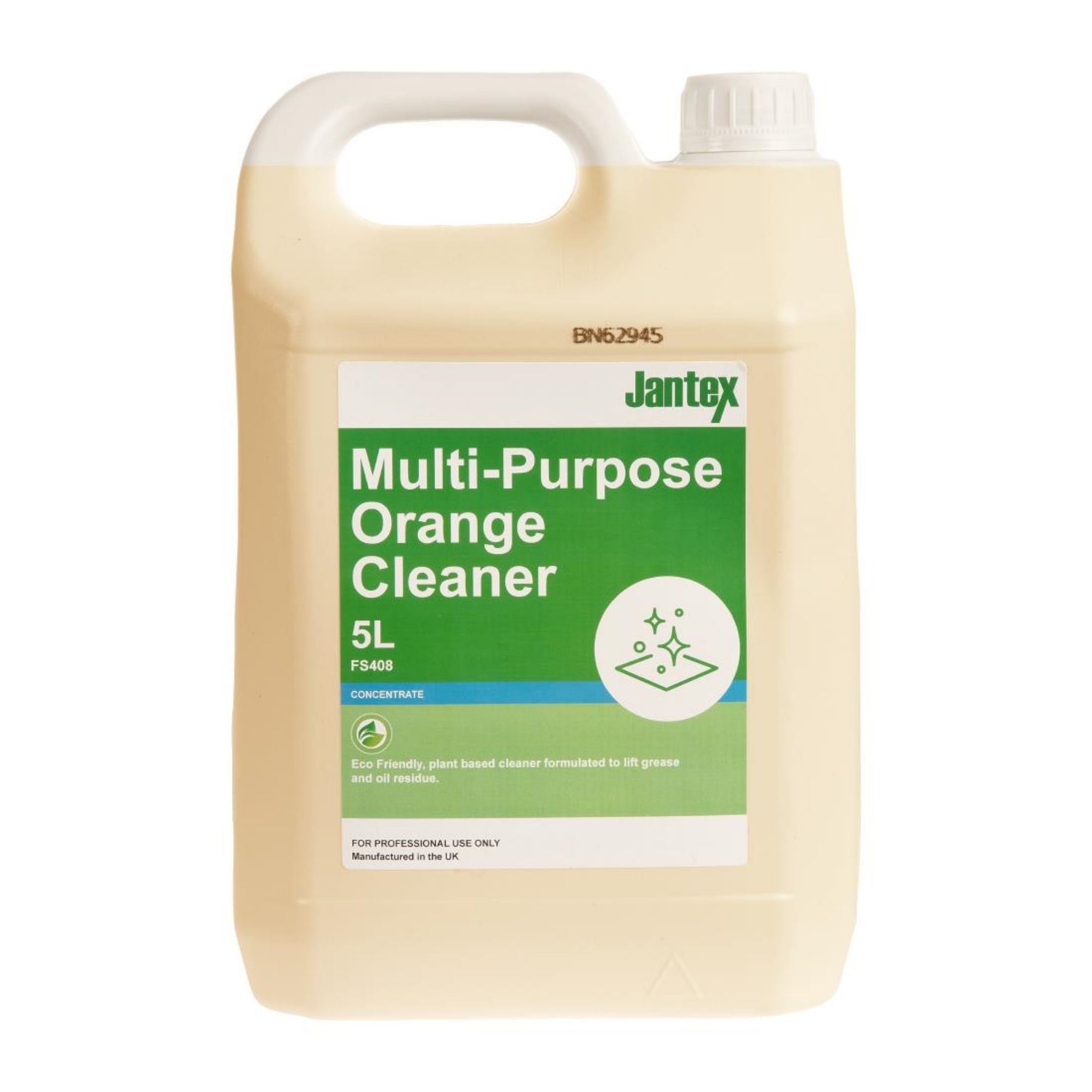 Picture of Jantex Green Orange Multipurpose Cleaner Concentrate 5Ltr - FS408