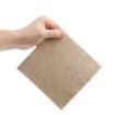 Picture of Fiesta Recyclable Recycled Lunch Napkin Kraft 33x33cm 2ply 1/4 Fold (2000 Pack) - FE226