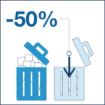 Picture of Tork Xpressnap Fit Recycled Dispenser Napkin Natural 2Ply (Pack of 6x720) - FS372