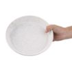 Picture of Olympia Cavolo White Speckle Flat Round Bowl - 220mm (Box 4) - FD901