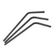 Picture of Fiesta Compostable Individually Wrapped Bendy Paper Straws Black (Pack of 250) - FP444