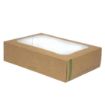 Picture of Vegware Compostable Sandwich Platters With Lid Regular (Pack of 50) - FD386