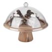 Picture of Olympia Acacia Cake Stand 305(Ø) x 127(H)mm - FE150