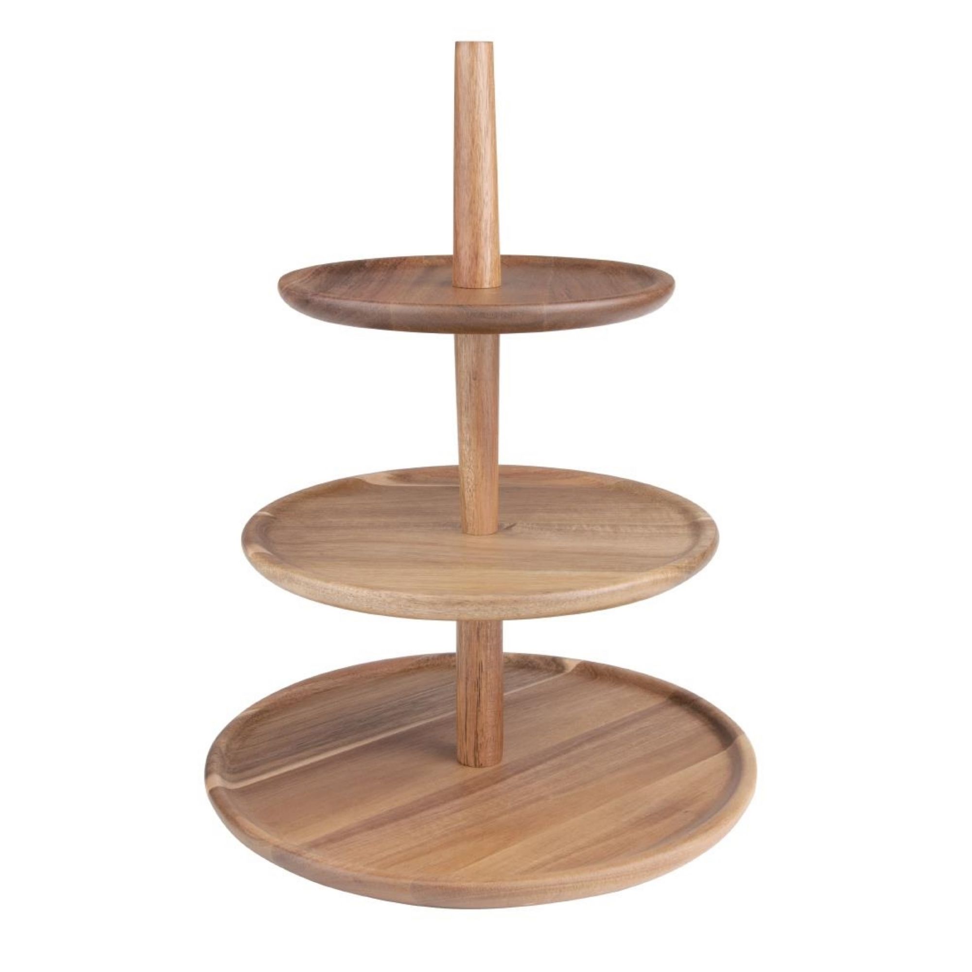 Picture of Olympia Acacia 3-Tier Stand 305(Ã˜) x 395(H)mm - FE152
