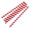 Picture of Fiesta Compostable Individually Wrapped Paper Smoothie Straws Red Stripes (250 Pack) - FP443
