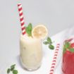 Picture of Fiesta Compostable Individually Wrapped Paper Smoothie Straws Red Stripes (250 Pack) - FP443