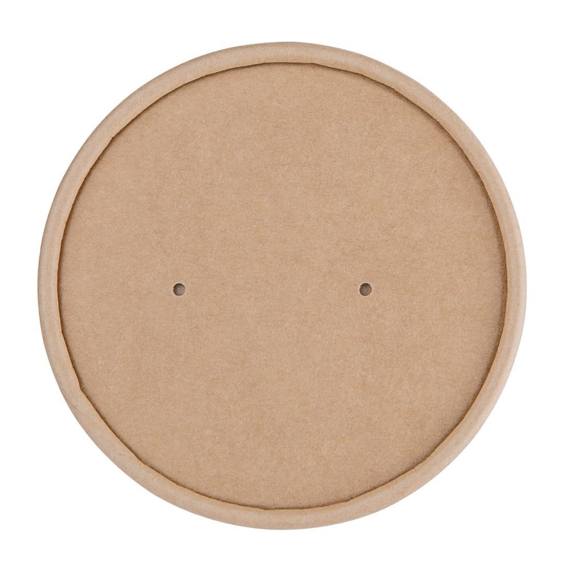 Picture of Fiesta Compostable Paper Soup Container Lids 98mm (Pack of 500) - FB556