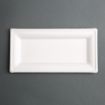 Picture of Fiesta Compostable Bagasse Rectangular Plates 258mm (Pack of 50) - FC539