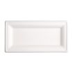 Picture of Fiesta Compostable Bagasse Rectangular Plates 258mm (Pack of 50) - FC539