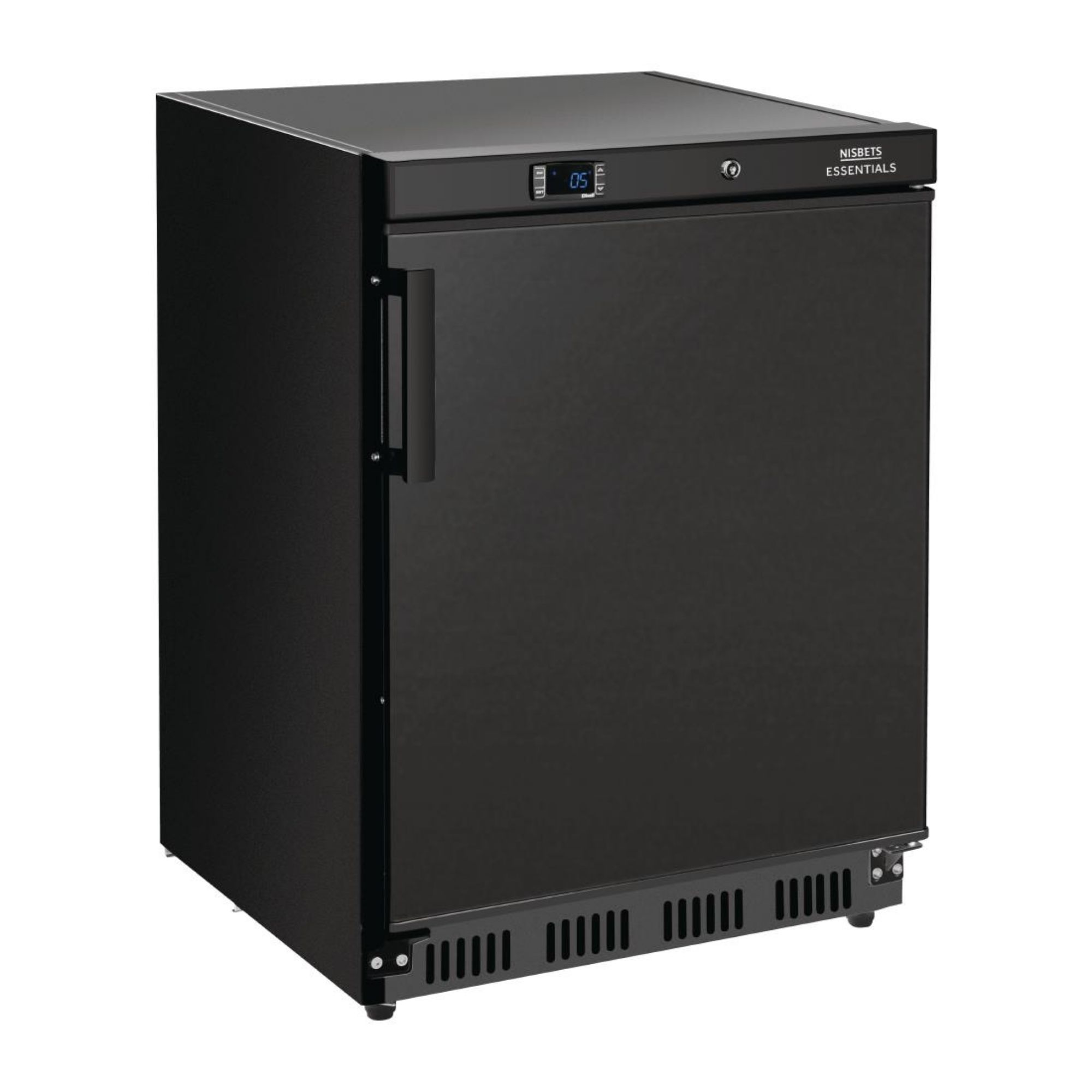 Picture of Nisbets Essentials Undercounter Refrigerator Black - 150Ltr - FB046
