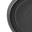 Picture of Olympia Cavolo Textured Black Flat Round Plate - 220mm (Box 6) - FD909