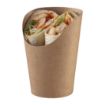 Picture of Colpac Recyclable Kraft Tortilla Wrap Scoops (1000 pack) - FA377