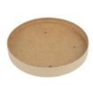 Picture of Colpac Recyclable Kraft Microwavable Soup Cup Lids 8oz and 12oz (Pack of 500) - FA367