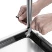 Picture of Vogue Stainless Steel 2 Tier Clearing Trolley Small - F996